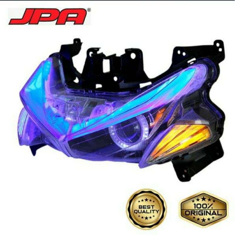 Lampu depan aerox 155 , Projie Aerox 155 , Reflektor yamaha Aerox