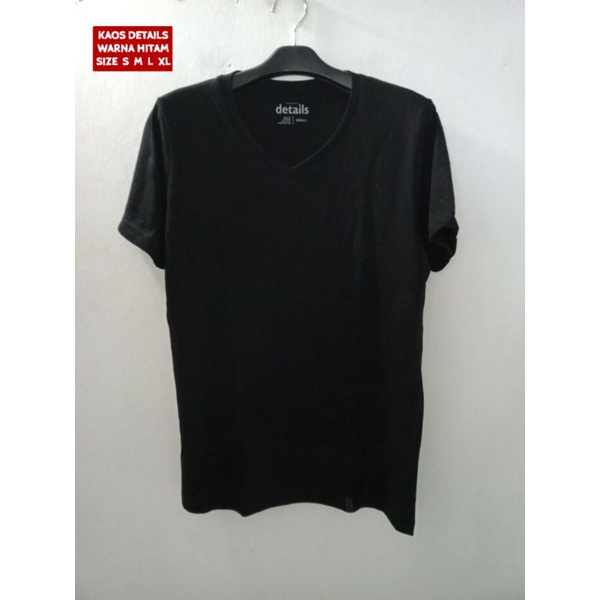 KAOS PRIA POLOS DETAILS BRANDED MATAHARI MURAH BSVV11