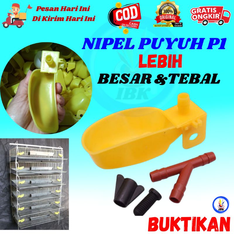 Nipel Nepel Niplle Puyuh Ayam Nipel P1 Nipel Mangkok Minum Puyuh Ayam IBK_123
