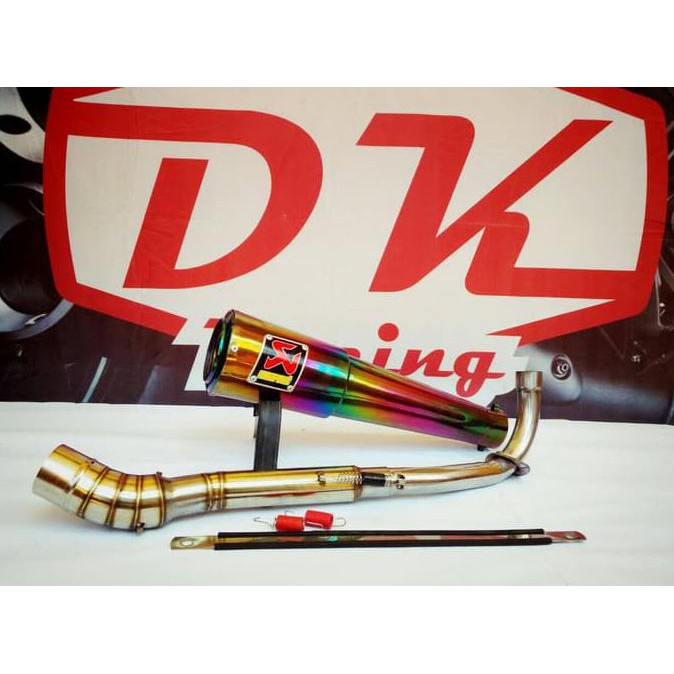 New Knalpot Racing Yamaha Jupiter Z Akrapovic Gard Rainbow High Peforma Terbaru