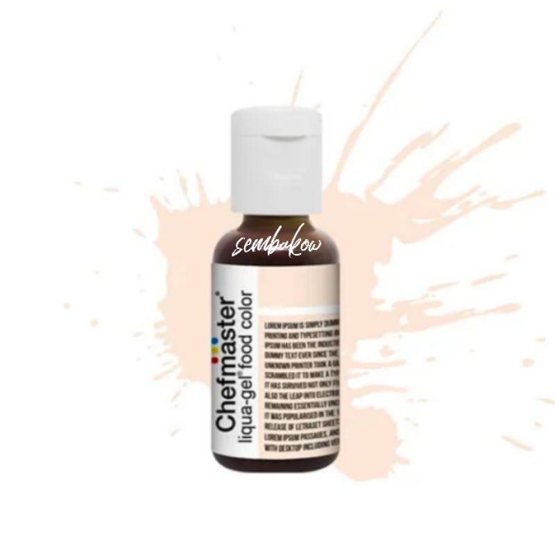 

Chefmaster Fleshtone Food Coloring 20gr Pewarna Makanan