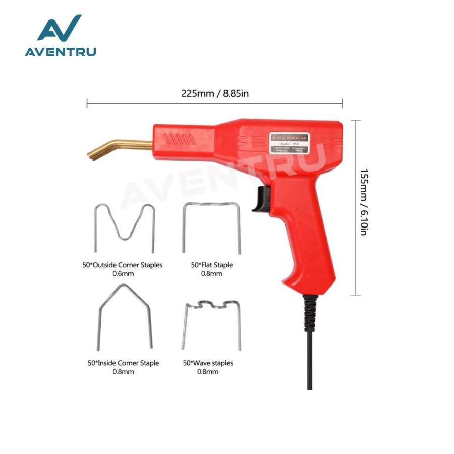 Alat Las Welding Gun Plastik Stapler Pipa Solder PVC Bumper Mobil Car