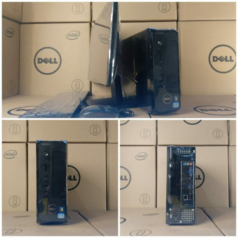 PAKETAN MINI PC DELL VOSTRO 270S WIFI CORE I5 GEN2 BERKUALITAS FULL DUS RAM 4GB HDD 500GB BERGARANSI