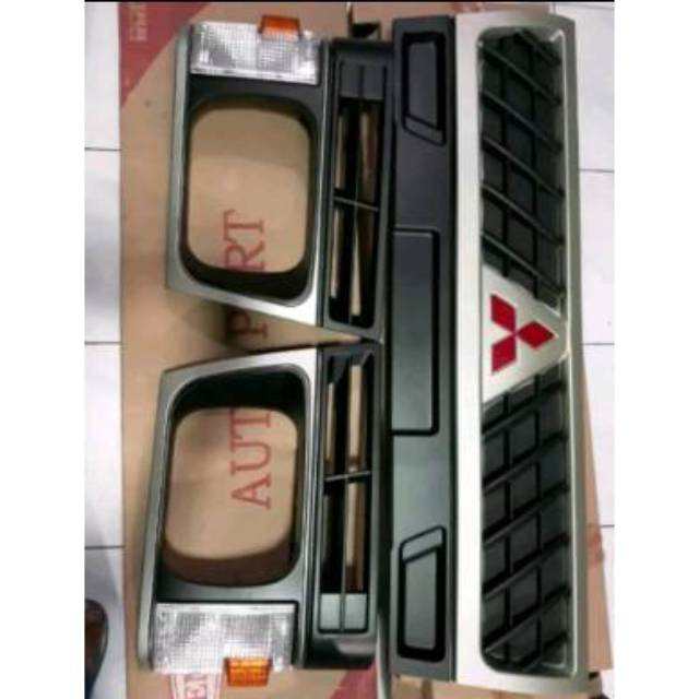 PRODUK TERBARU GRIL RAMBANG LAMPU DEPAN L300 1 SET MODEL  ALL NEW/BARU