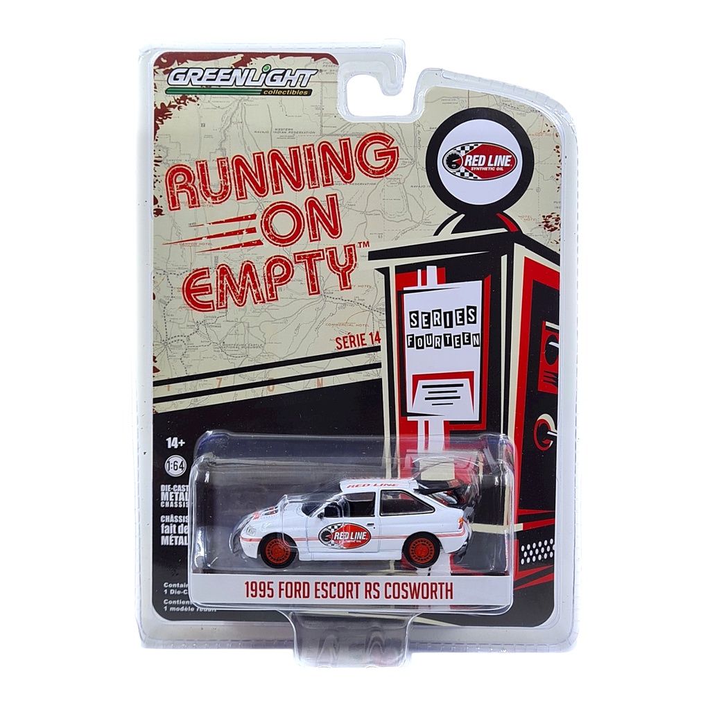 Greenlight 1995 Ford Escord RS Cosworth White - Running On Empty Series 14