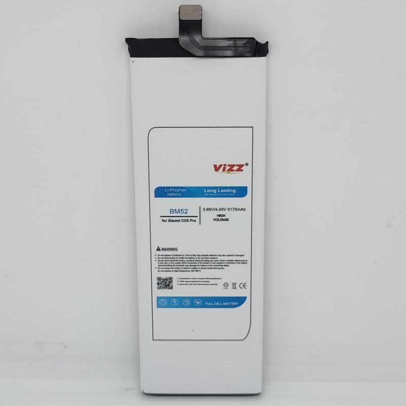 Baterai Batre Vizz Xiaomi CC9 Pro / BM52 Original Vizz