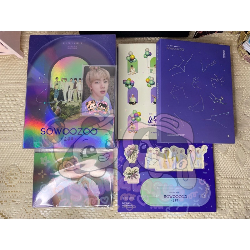 Sharing DVD 2021 Muster Sowoozoo BTS | photobook taehyung v postcard holo