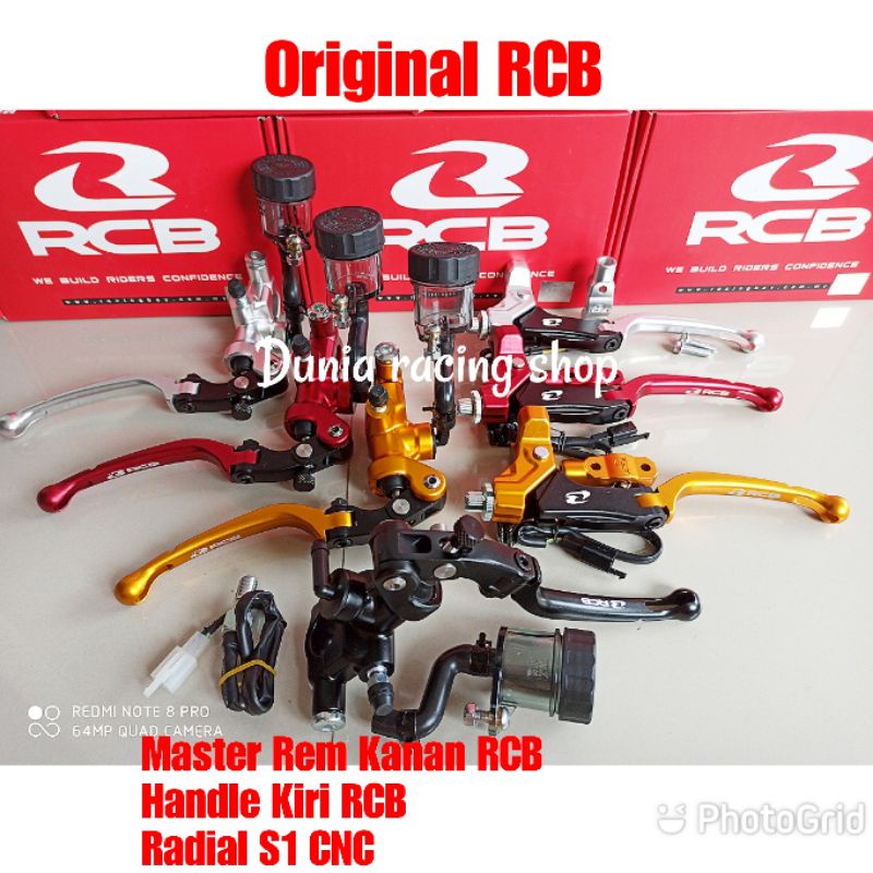 Master rem RCB Radial S1 kanan kiri Universal asli dan original RCB