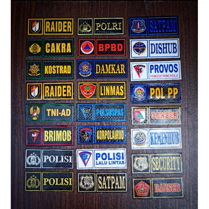 stiker timbul polairud brimob polri polsuspas polantas polisi pol pp cakra raider kostrad tni ad ban