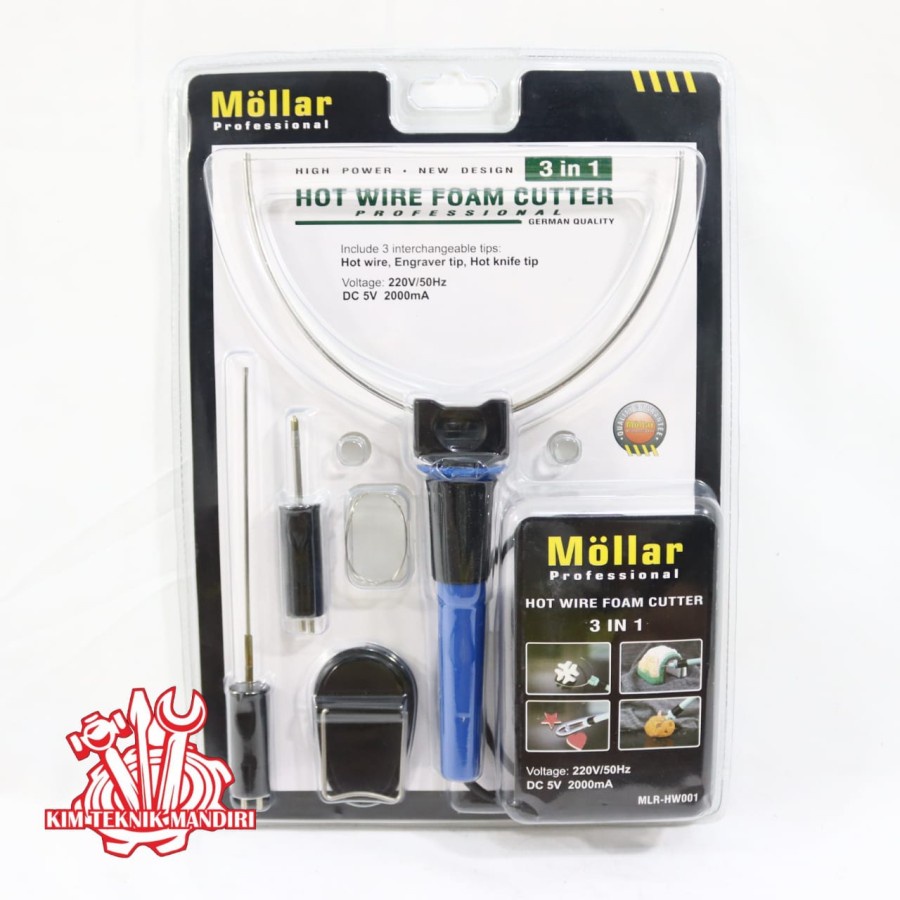 

MOLLAR MLR-HW001 3IN1 HOT WIRE FOAM CUTTER ALAT POTONG GABUS STYROFOAM