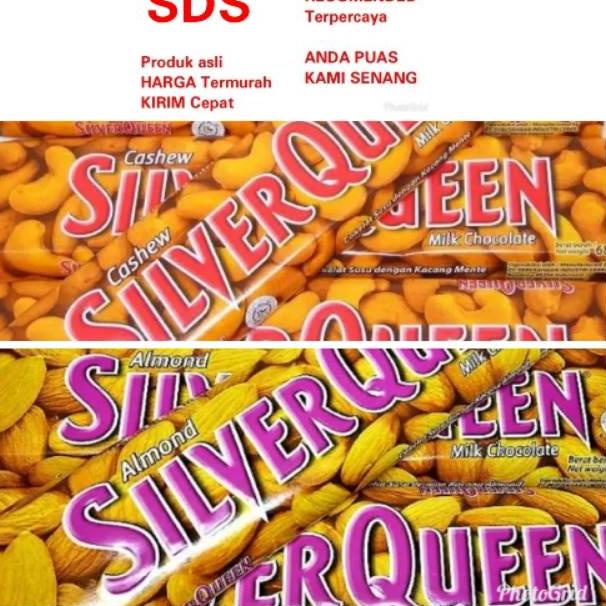 

S-ACR} ☛} SILVERQUEEN CASHEW / ALMOND 58G yg besar //amanah}