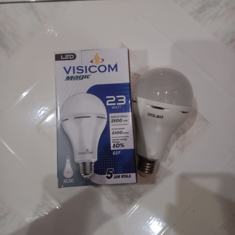 LAMPU LED EMERGENCY GARANSI VISICOM 23WATT