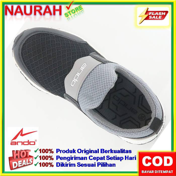 SLIP ON PRIA ANDO CARLO ORIGINAL LIMITED EDITION SLIP TRENDY CASUAL SPORTY ANTI SLIP