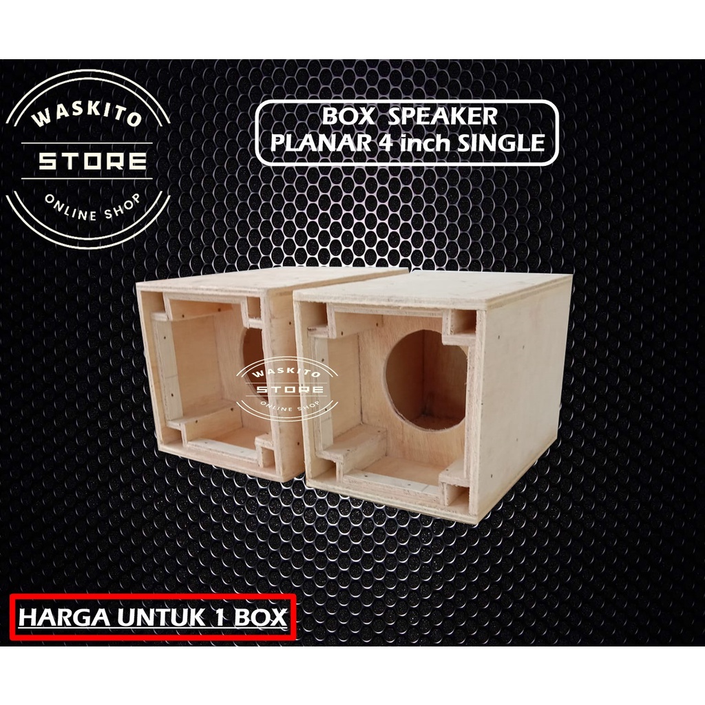 Box Speaker 4 inch Planar Single