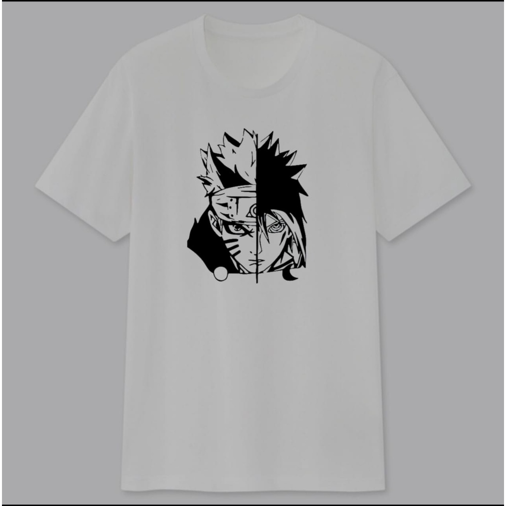 kaos naruto bahan cotton combed 30s ready ukuran S sampai XXXXL bigsize