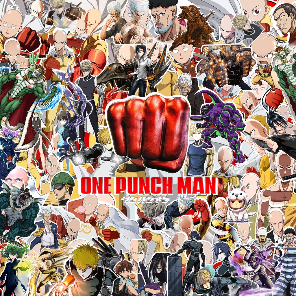 

Stiker One punch man isi 45/60 pcs