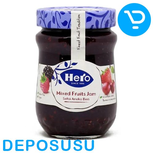 

Selai HERO Jam MIXED FRUITS 340gr
