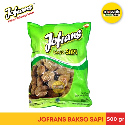 Jofrans Bakso Sapi 500g Frozen Mart Frozen Food Palembang