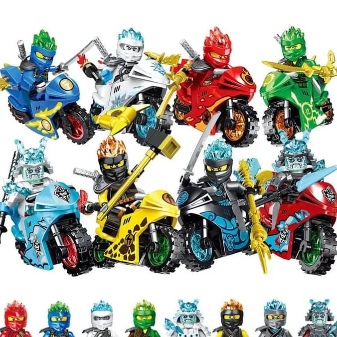 DISKON Lego kw golden Ninja Ninjago minifigures decool