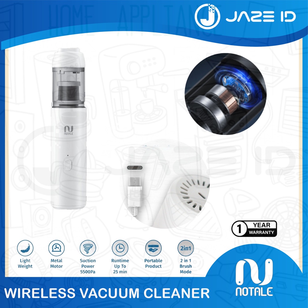 notale mini portable car vacuum cleaner wireless cordless mobil vacum