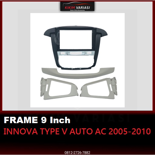 FRAME HEAD UNIT INNOVA 2005-2010 TYPE V AUTO AC 9 INCH