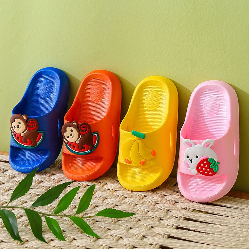 Sandal Slop Anak Karakter Kartun Fruit Animal Import S2