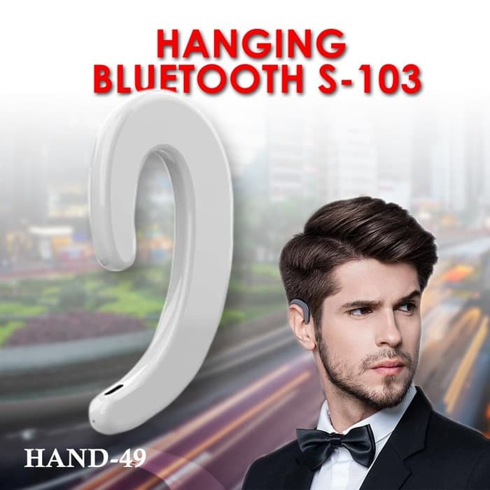 HANGING BLUETOOTH S-103 . Headset Bluetooth Handsfree Earphone . HAND-49