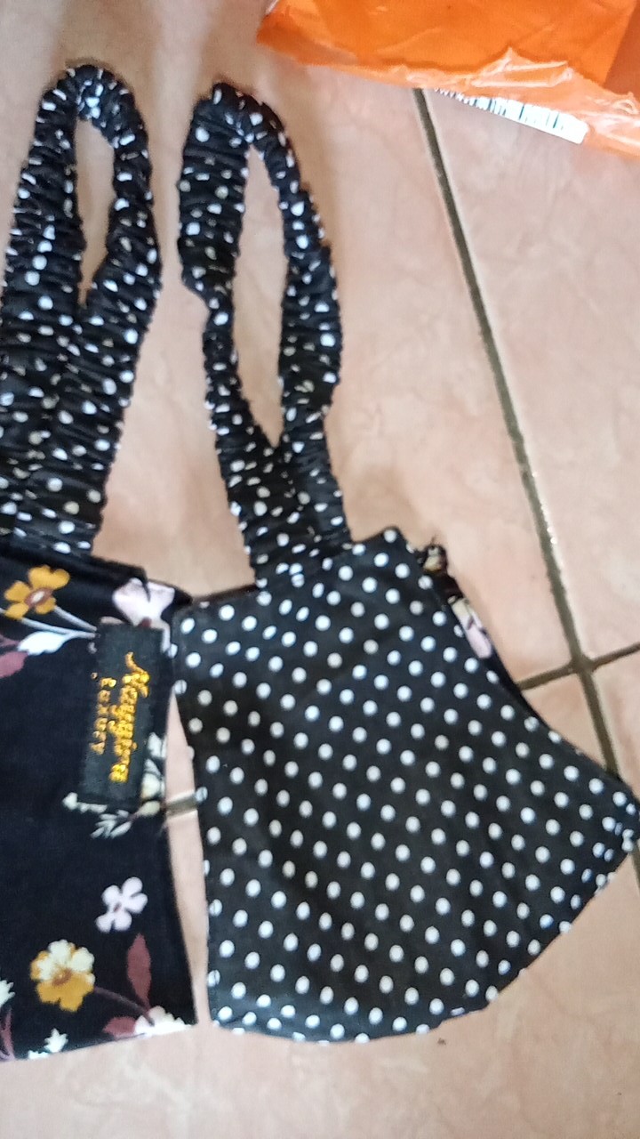 Grosir Masker Hijab Katun Jepang Motif Bunga Shabby