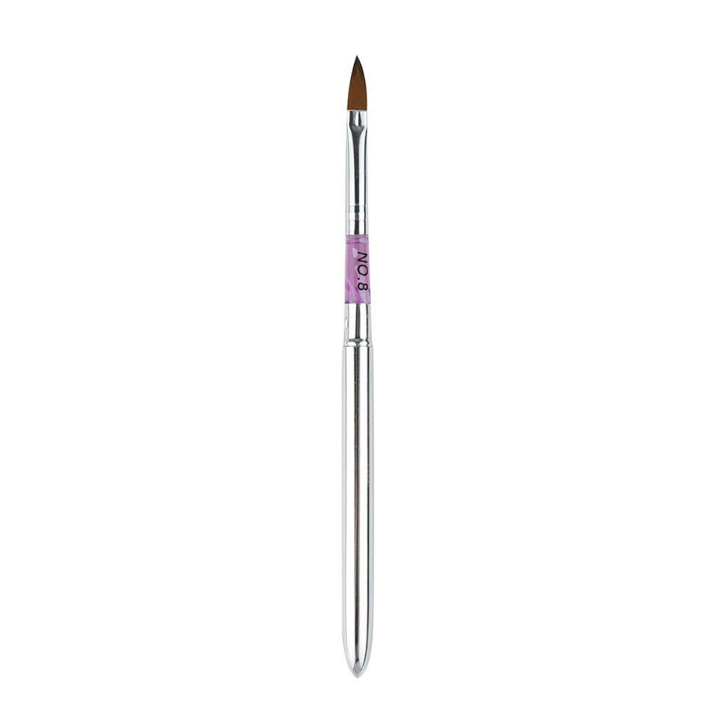 Preva Pen Brush Nail Art 2# 4# 6# 8# 10# 12# Alat Manikur UV Gel Akrilik