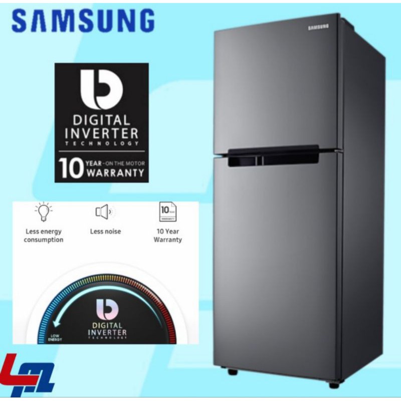 SAMSUNG Kulkas 2 pintu Digital Inverter RT19M300BGS / RT19M300 / 19M300BGS