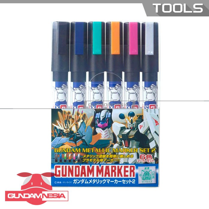 Gundam Marker Metallic Set 2