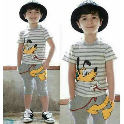 BY-4898 Baju Setelan/ Baju Laklaki/ Baju Cowok/ Pakaian Murah