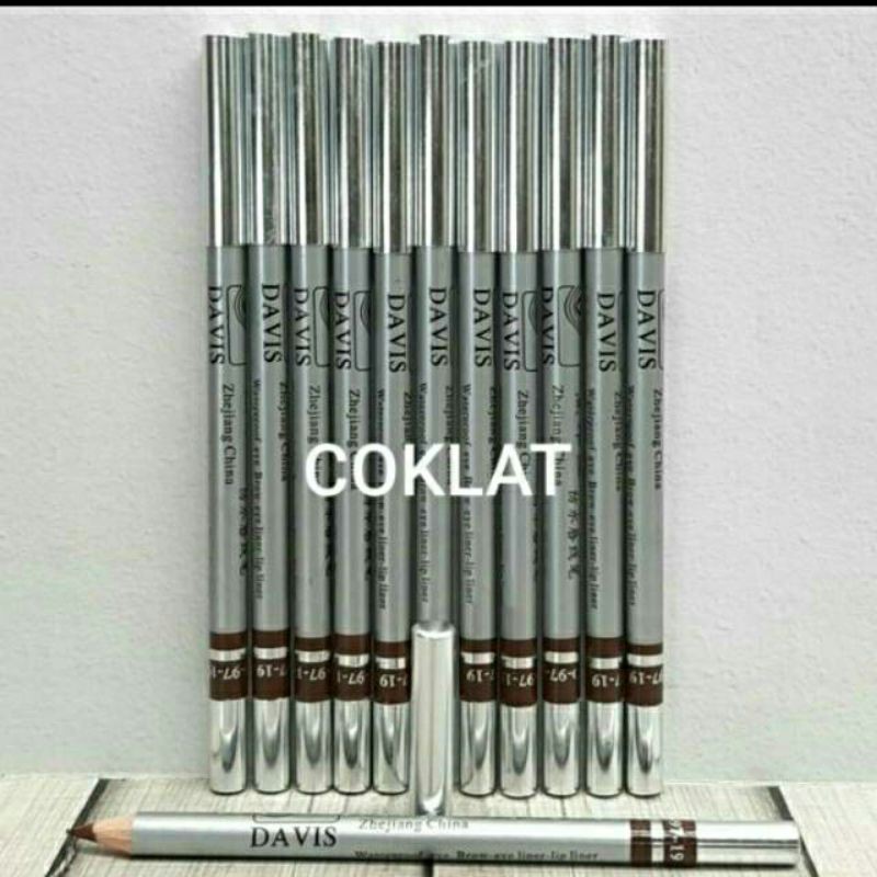 Pensil Alis Davis Silver (PERLUSIN)