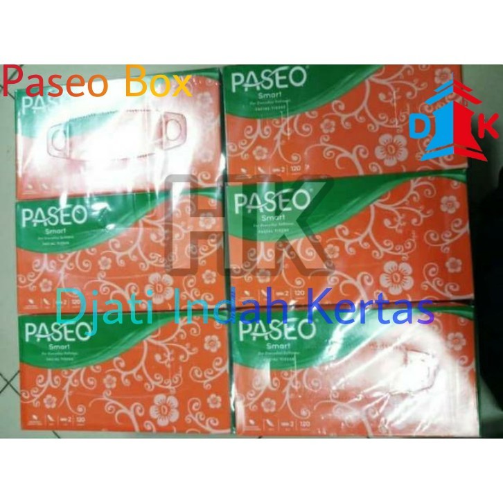 SIAP KIRIM Tisue Paseo Box "Facial Tissue" Original Smart 120 Sheets Tisu