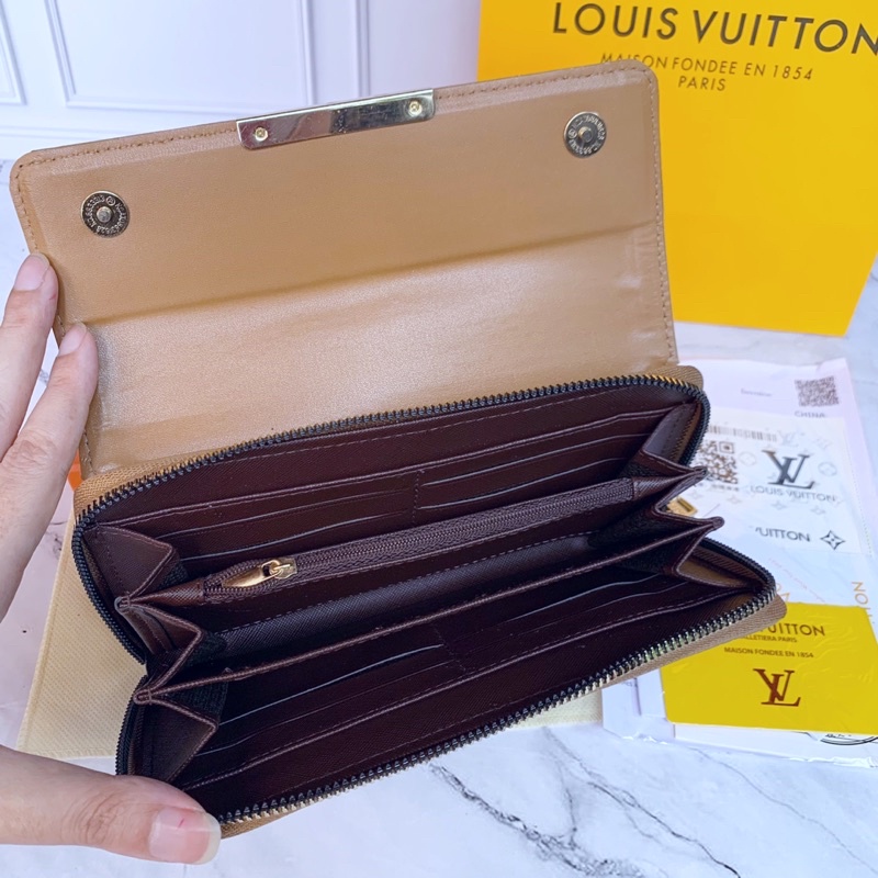 Dompet wanita plat besi premium + BOX + PAPERBAG