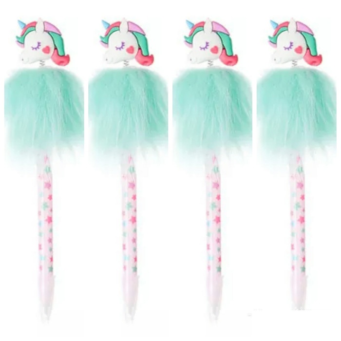 

Ready Smiggle Fluffy Spring Pen - Pulpen Unicorn
