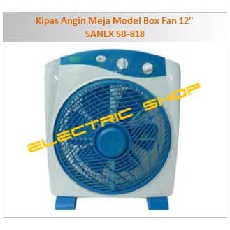 Promo Kipas Angin Meja Model Box Fan 12    SANEX SB 818 Diskon