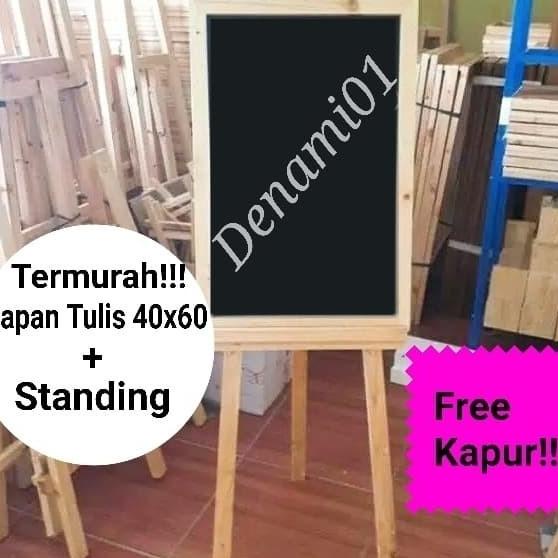 

Office & Stationery | Alat Tulis | Papan Tulis Kapur + Standing Tripot Papan Menu Cafe Papan Board | Best Seller