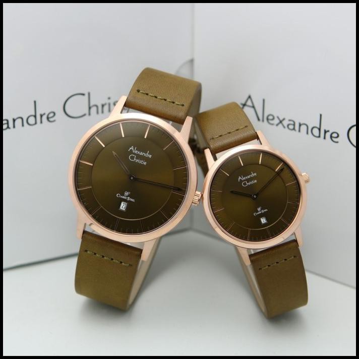 Best Seller Jam Tangan Couple Alexandre Christie 8639 Ac8639 Ac 8639 (Original)