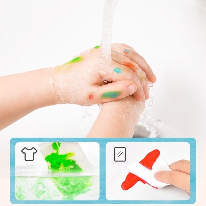 

Mideer Finger Paint 12 Colours Washable Cat Air Mainan Edukasi Anak