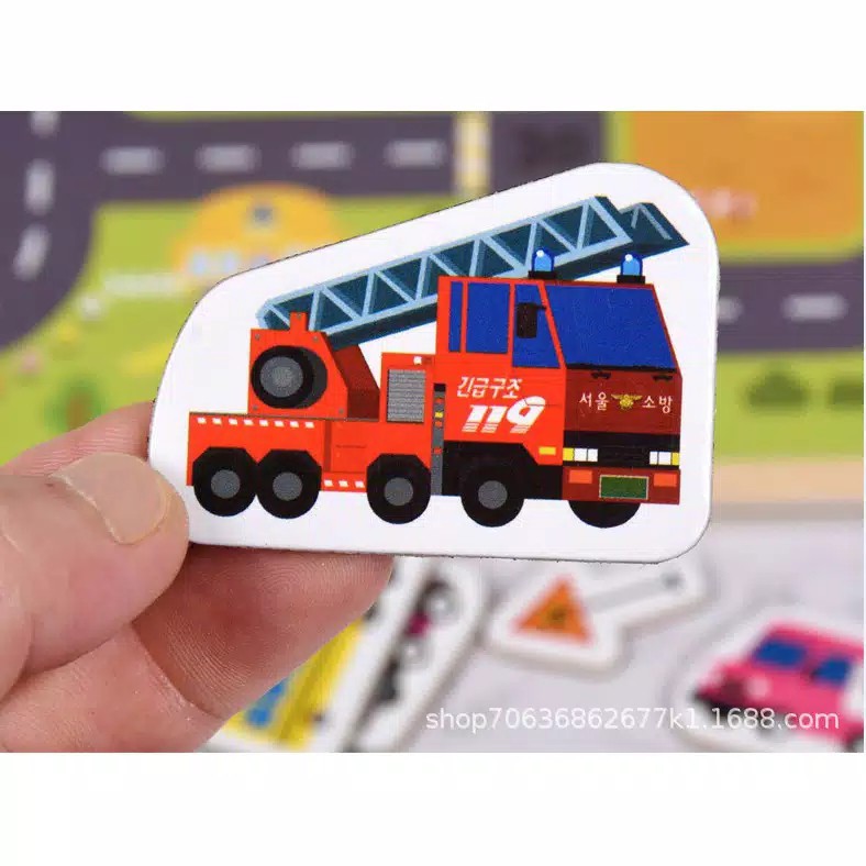 Puzzle Magnet Besar Premium Wooden Puzzle Anak Puzzle Kayu Mainan kayu Wooden Toys