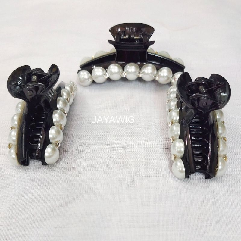 Jepit Rambut Mutiara 6cm Jepitan Rambut Korea Motif Mutiara