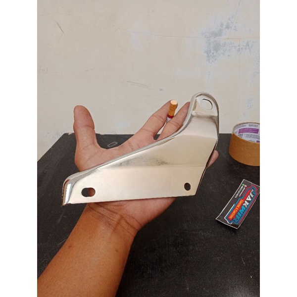 Pangkon knalpot corbi/breket dudukan knalpot CB 100/125 corbi croom