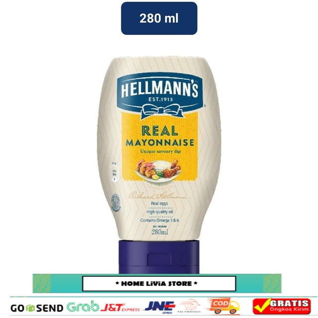 

Hellmanns Real Mayo 280 ml