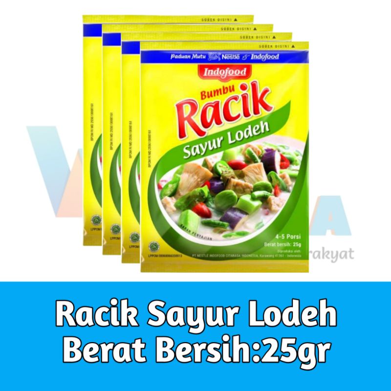 

Racik Sayur Lodeh 4pcs 25gr