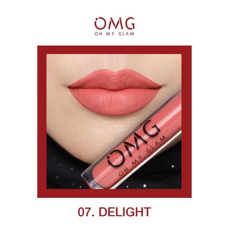 OMG oh my glam matte kiss lip cream | lip cream OMG delight | lip cream omg no 7 | lipstick OMG