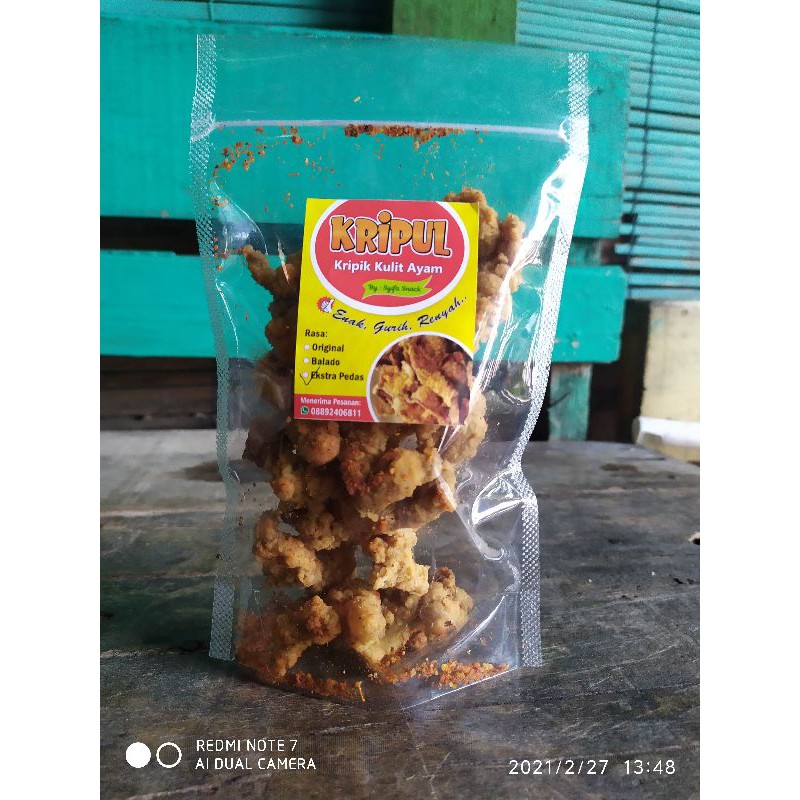 

Kripul(kripik kulit) Extra Pedas