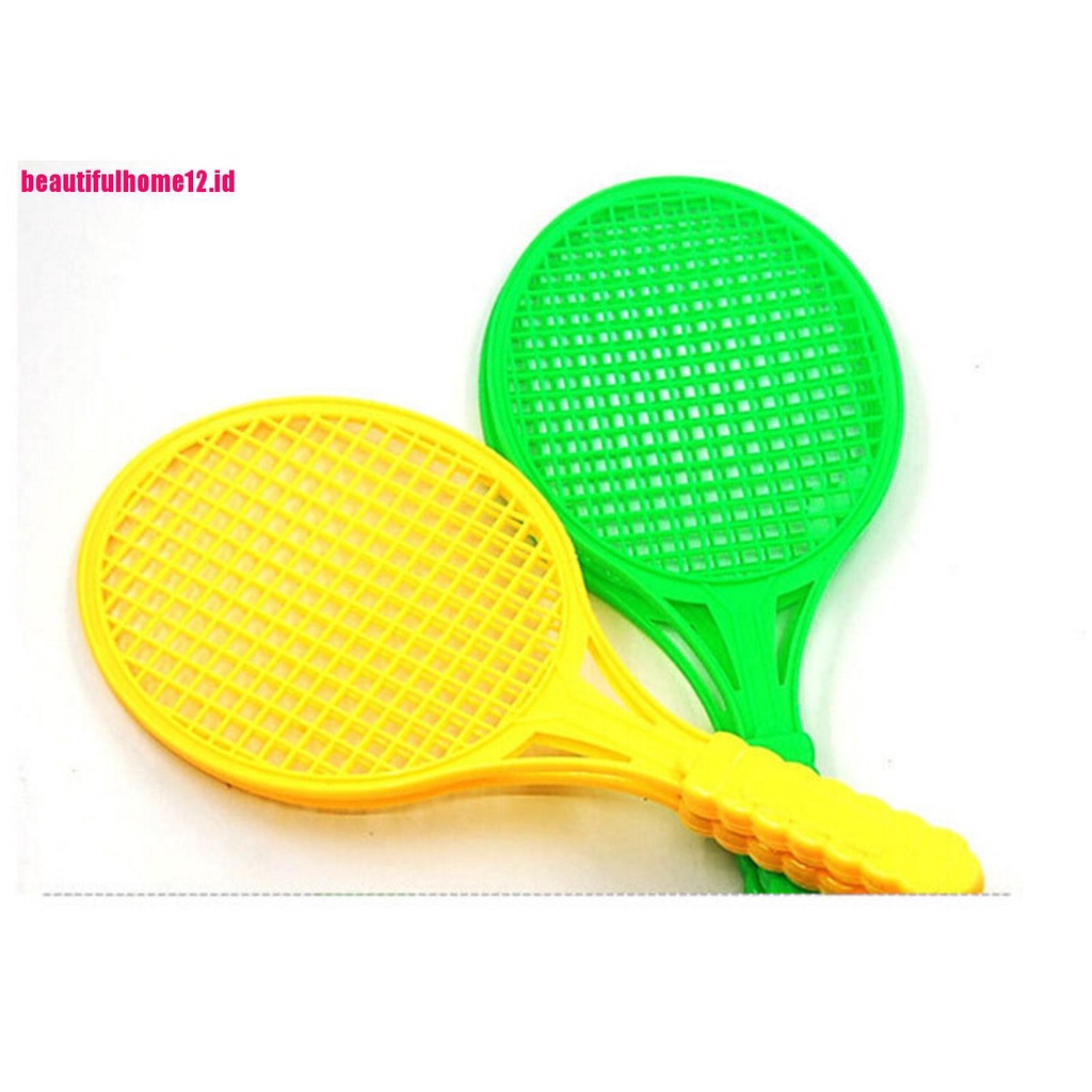 【beautifulhome12.id】1pair Child Badminton Tennis Racket Baby Sports Bed Toy Educational Toys