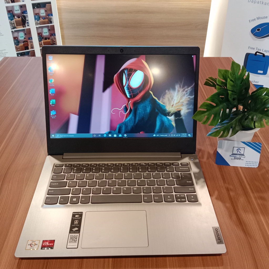 Lenovo Ideapad Slim AMD Athlon Gold 8 GB SSD 512 GB Second Bekas