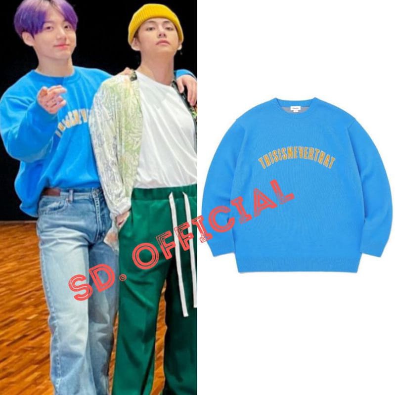 Sweater basic bts jungkook thisisineverthat DTF print